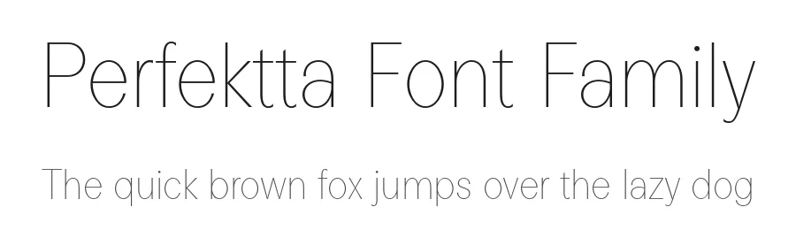 Perfektta Font Family by Daniel Quisek , Martin Vácha — Sans Serif Font