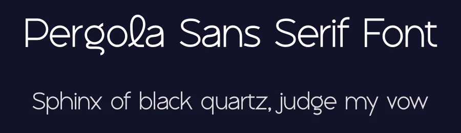 Pergola Sans Serif Font by mhdafifersya — Sans Serif Font — thumbnail 2