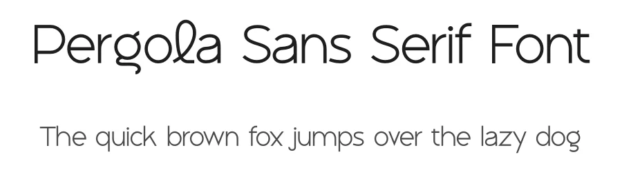 Pergola Sans Serif Font by mhdafifersya — Sans Serif Font