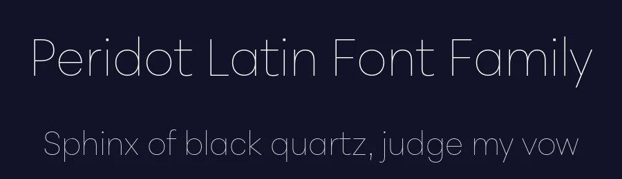Peridot Latin Font Family by Foundry5 — Sans Serif Font — thumbnail 2