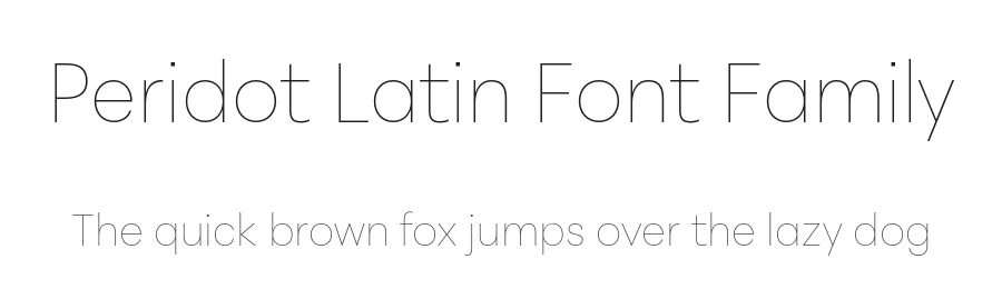 Peridot Latin Font Family by Foundry5 — Sans Serif Font