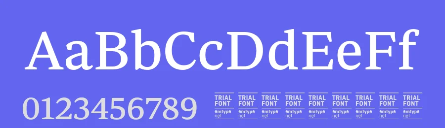 Periódico Font Family by Emtype Foundry — Serif Font — thumbnail 3