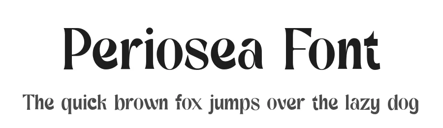 Periosea Font by UICreative — Serif Font