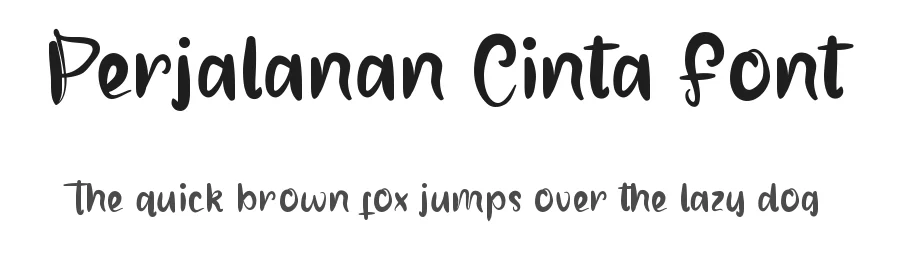 Perjalanan Cinta Font by nihstudio — Script Handwritten Font