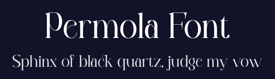 Permola Font by tebaltipiss — Serif Font — thumbnail 2