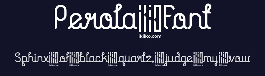 Perola Font by ikiiko type — Decorative Font — thumbnail 2