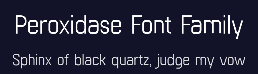 Peroxidase Font Family by UICreative — Decorative Font — thumbnail 2