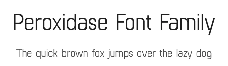 Peroxidase Font Family by UICreative — Decorative Font