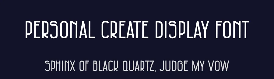 Personal Create Display Font by freshtypeink — Display Font — thumbnail 2