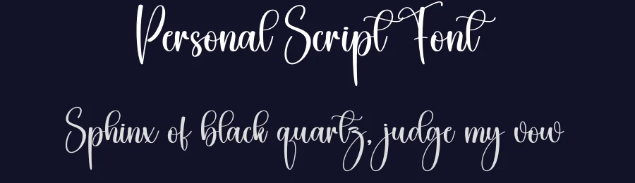 Personal Script Font by creativeletter — Script Handwritten Font — thumbnail 2
