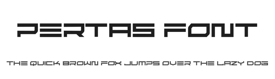 Pertas Font by hayoyuka8 — Display Font
