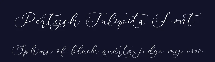 Pertysh Tulipita Font by stylishtype.co — Script Handwritten Font — thumbnail 2