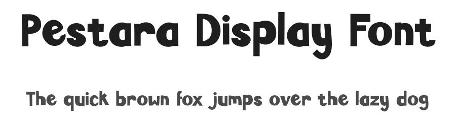 Pestara Display Font by Tokokoo — Display Font