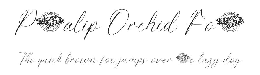 Petalip Orchid Font by letterenastudios — Script Handwritten Font