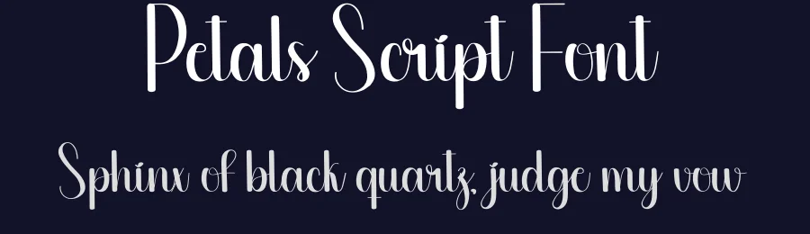 Petals Script Font by creativeletter — Script Handwritten Font — thumbnail 2