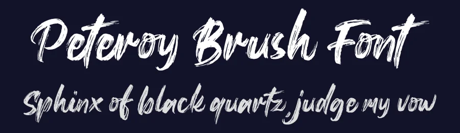 Peteroy Brush Font by letterenastudios — Script Handwritten Font — thumbnail 2