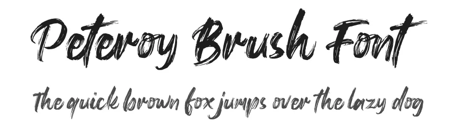 Peteroy Brush Font by letterenastudios — Script Handwritten Font