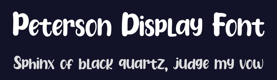 Peterson Display Font by Dantype — Decorative Font — thumbnail 2