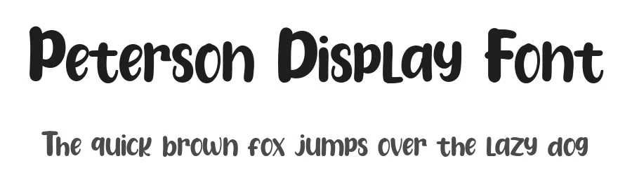 Peterson Display Font by Dantype — Decorative Font