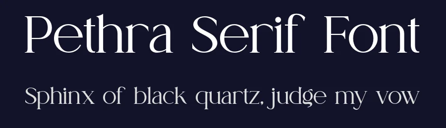 Pethra Serif Font by ErmediaStudio — Serif Font — thumbnail 2