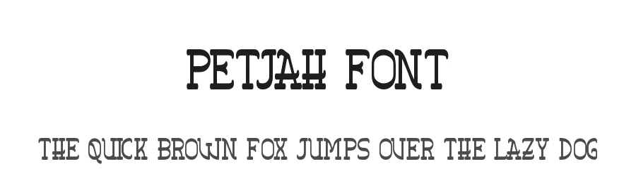 Petjah Font by nihstudio — Display Font