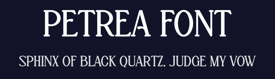 Petrea Font by vpcreativeshop — Serif Font — thumbnail 2