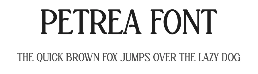 Petrea Font by vpcreativeshop — Serif Font