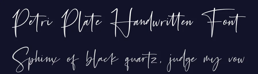 Petri Plate Handwritten Font by fikryal — Script Handwritten Font — thumbnail 2