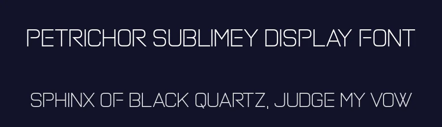 Petrichor Sublimey Display Font by Chequered Ink — Sans Serif Font — thumbnail 2