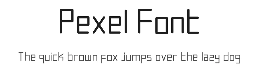 Pexel Font by inermediaSTUDIO — Sans Serif Font