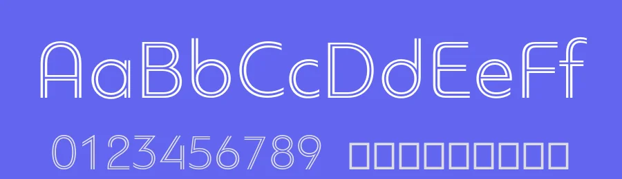 PF Bague Inline Pro Font by Panos Vassiliou — Sans Serif Font — thumbnail 3
