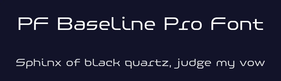 PF Baseline Pro Font by Panos Vassiliou — Sans Serif Font — thumbnail 2