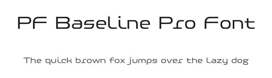 PF Baseline Pro Font by Panos Vassiliou — Sans Serif Font
