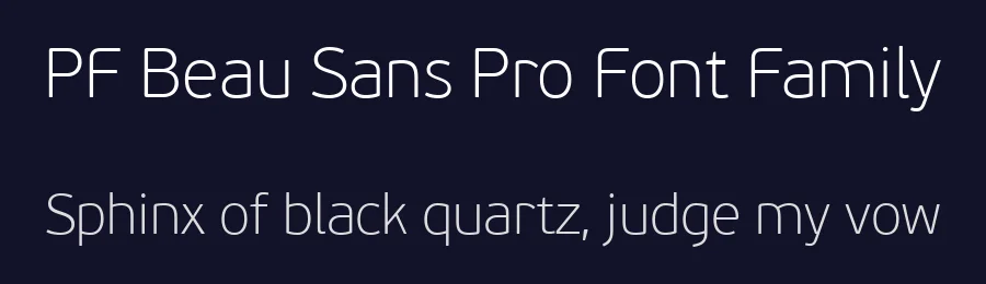 PF Beau Sans Pro Font Family by Panos Vassiliou — Sans Serif Font — thumbnail 2
