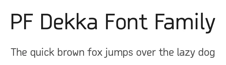PF Dekka Font Family by Panos Vassiliou — Decorative Font