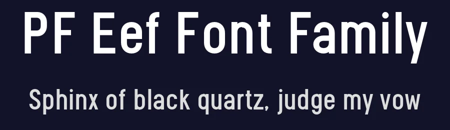 PF Eef Font Family by Panos Vassiliou — Decorative Font — thumbnail 2