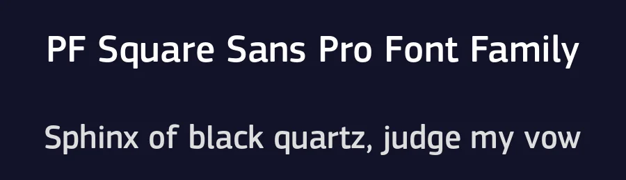 PF Square Sans Pro Font Family by Parachute — Sans Serif Font — thumbnail 2