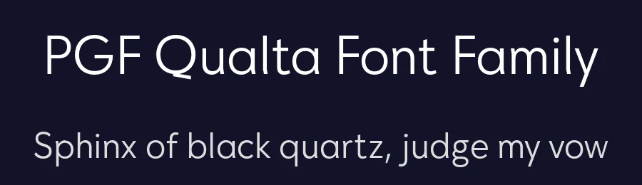 PGF Qualta Font Family by PeGGO Fonts — Sans Serif Font — thumbnail 2