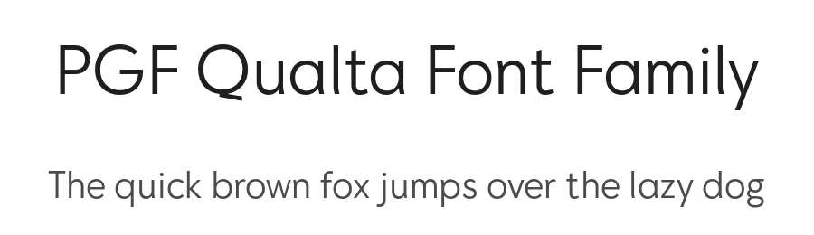 PGF Qualta Font Family by PeGGO Fonts — Sans Serif Font
