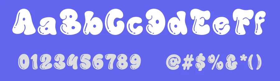 PGR Flanders – Bubbly Playful Font by Pikgura Type — Display Font — thumbnail 3