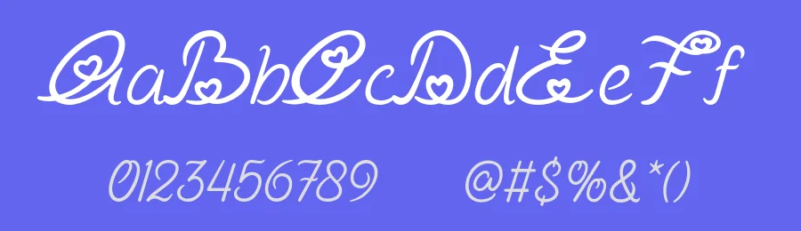 PGR Love Arrow – Handwritten Script Font by Pikgura Type — Script Handwritten Font — thumbnail 3