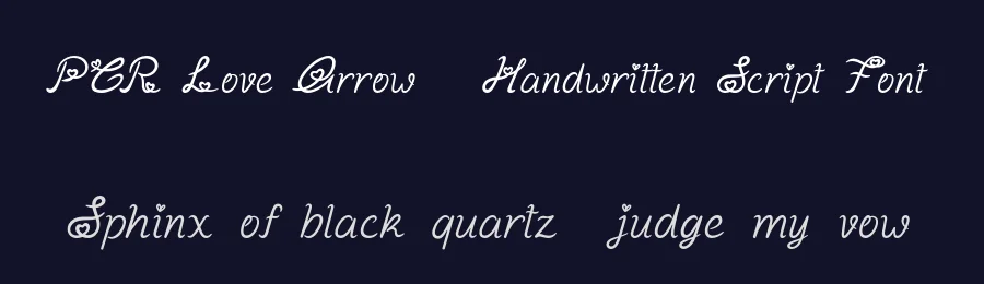 PGR Love Arrow – Handwritten Script Font by Pikgura Type — Script Handwritten Font — thumbnail 2