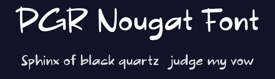 PGR Nougat Font by Pikgura Type — Display Font — thumbnail 2