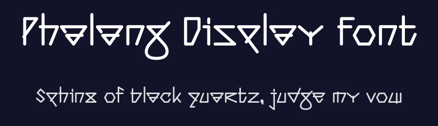 Phalang Display Font by omaikraf — Decorative Font — thumbnail 2