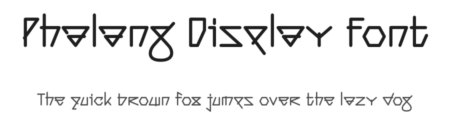 Phalang Display Font by omaikraf — Decorative Font