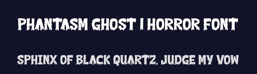 Phantasm Ghost | Horror Font by Gracetypestudio — Decorative Font — thumbnail 2