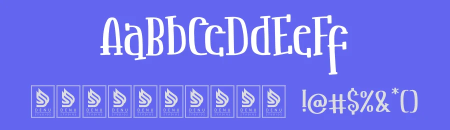 Phantom Glowing Font by Denustudios — Decorative Font — thumbnail 3