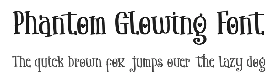 Phantom Glowing Font by Denustudios — Decorative Font