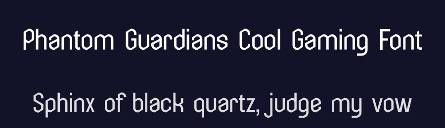 Phantom Guardians Cool Gaming Font by GraphicSauce — Decorative Font — thumbnail 2
