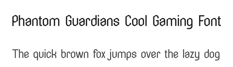 Phantom Guardians Cool Gaming Font by GraphicSauce — Decorative Font